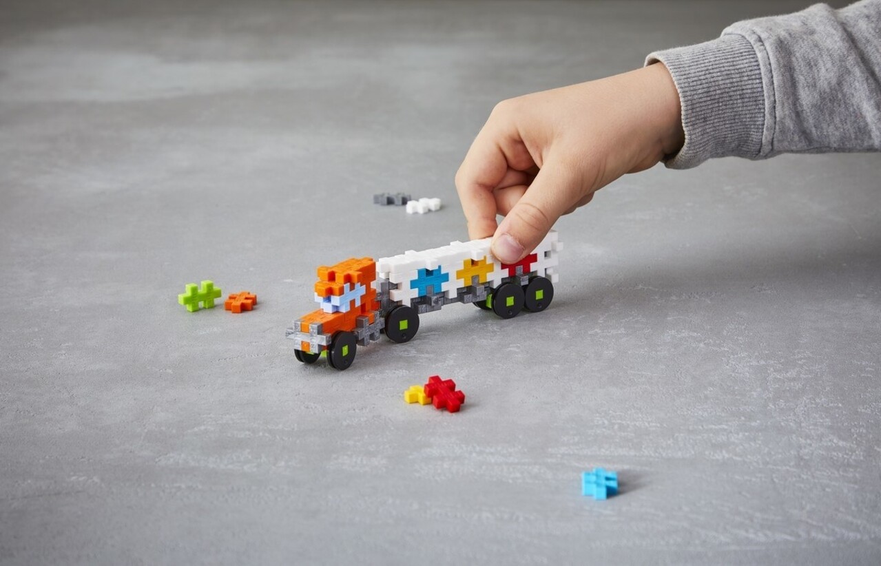 Plus-Plus Tube Vrachtwagen (100 stukjes)