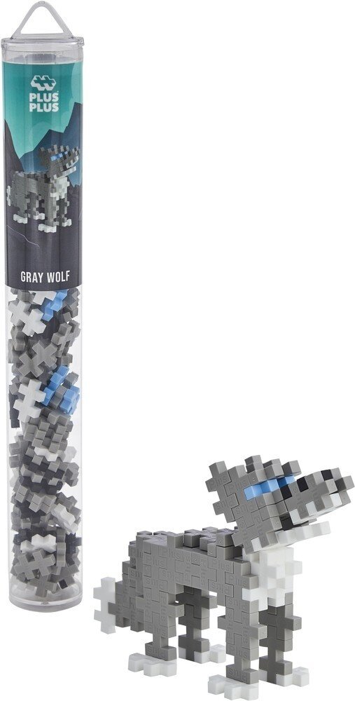 Plus-Plus Tube Wolf (100 stukjes) Plus-Plus Tube Wolf (100 stukjes)