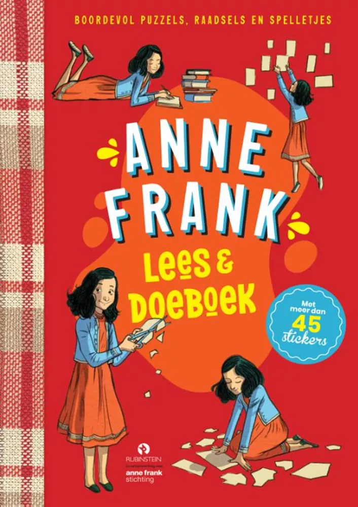 Anne Frank - lees en doeboek afbeelding