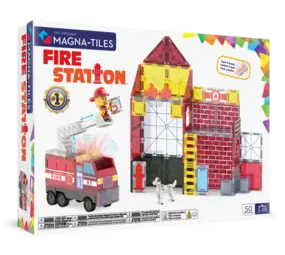 Magna Tiles Fire Station 50 stuks Magna Tiles Fire Station 50 stuks