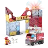 Magna Tiles Fire Station 50 stuks Magna Tiles Fire Station 50 stuks