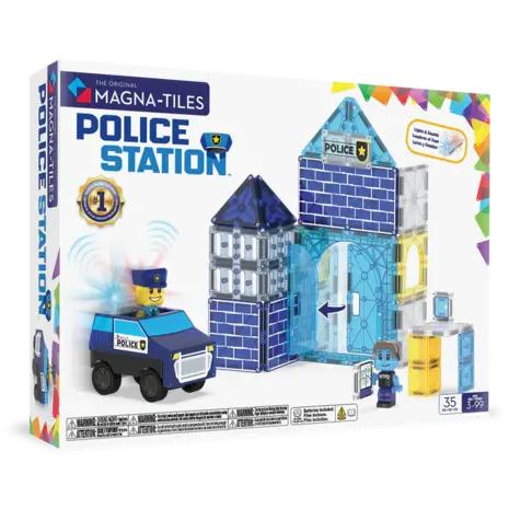 Magna Tiles Police Station 35 stuks Magna Tiles Police Station 35 stuks