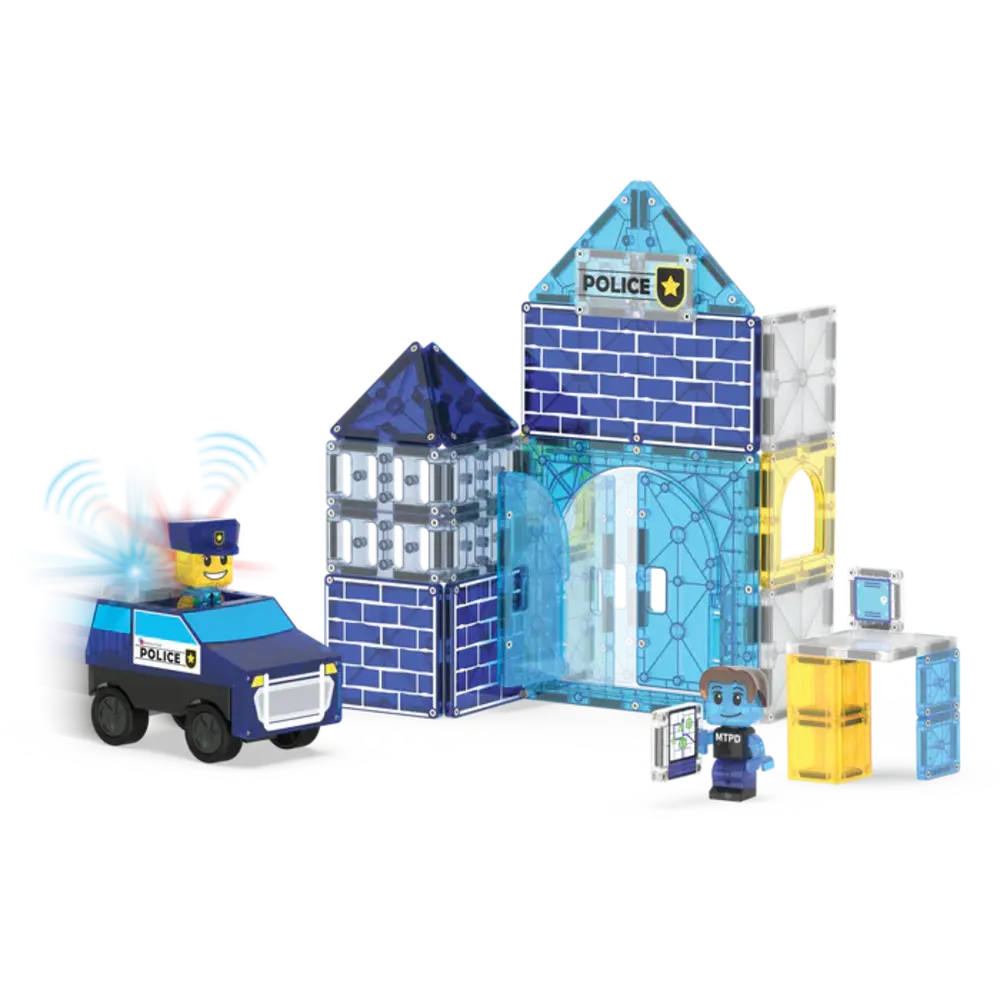Magna Tiles Police Station 35 stuks Magna Tiles Police Station 35 stuks