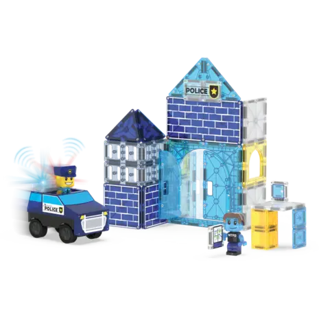 Magna Tiles Police Station 35 stuks Magna Tiles Police Station 35 stuks