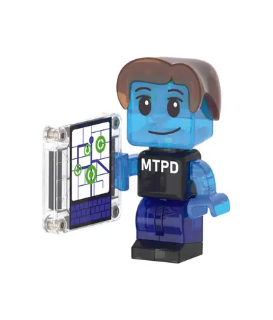 Magna Tiles Police Station 35 stuks Magna Tiles Police Station 35 stuks