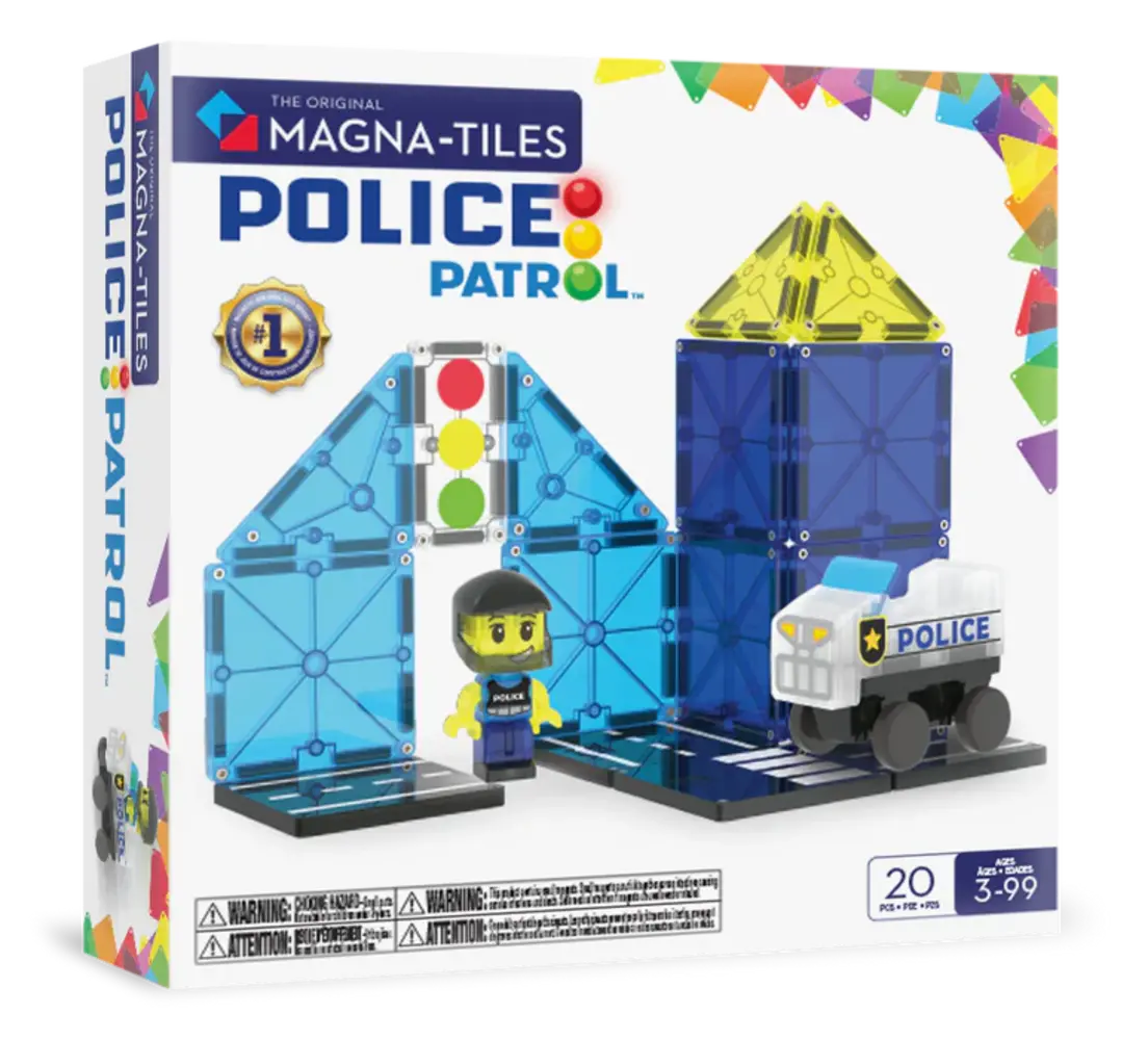 Magna Tiles Police Station 20 stuks Magna Tiles Police Station 20 stuks