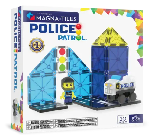 Magna Tiles Police Station 20 stuks Magna Tiles Police Station 20 stuks