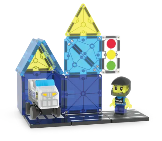 Magna Tiles Police Station 20 stuks Magna Tiles Police Station 20 stuks