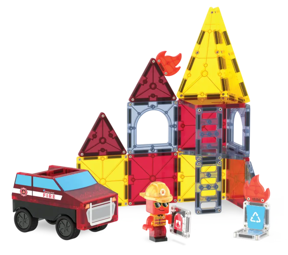 Magna Tiles Fire Station 27 stuks Magna Tiles Fire Station 27 stuks