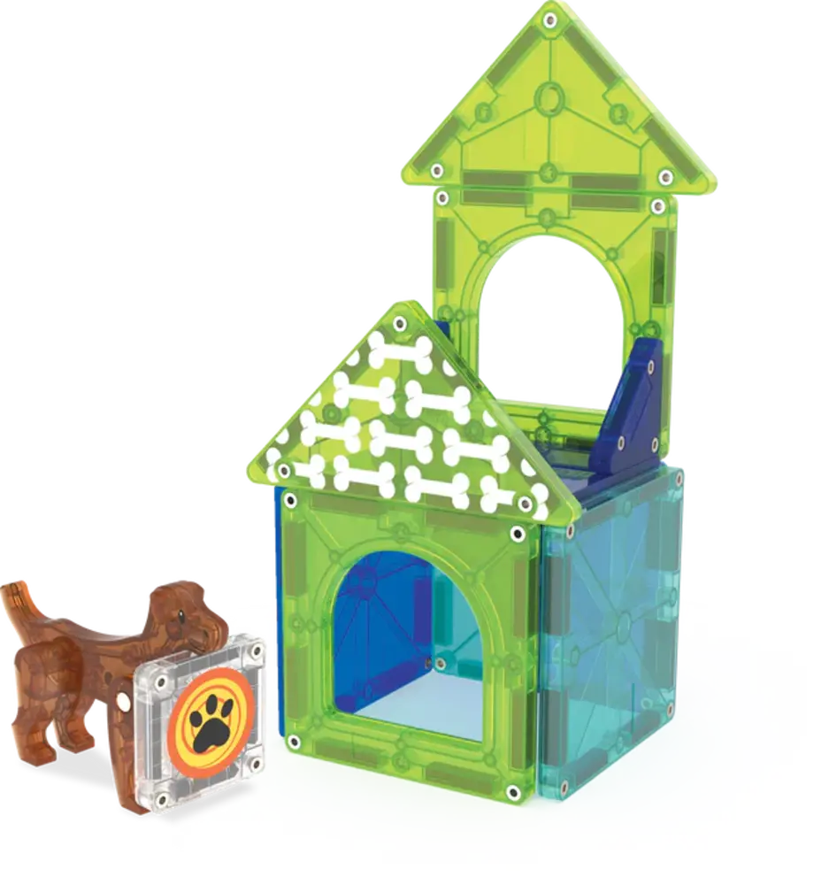 Magna Tiles Dog House 13 stuks Magna Tiles Dog House 13 stuks
