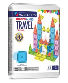 Magna Tiles Travel Set Deluxe 55 stuks Magna Tiles Travel Set Deluxe 55 stuks