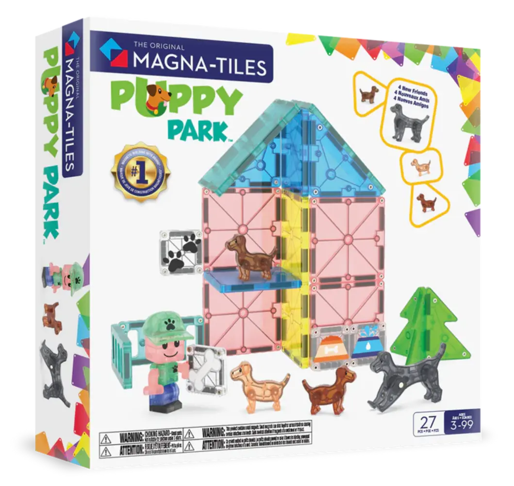 Magna Tiles Puppy Park 27 stuks Magna Tiles Puppy Park 27 stuks