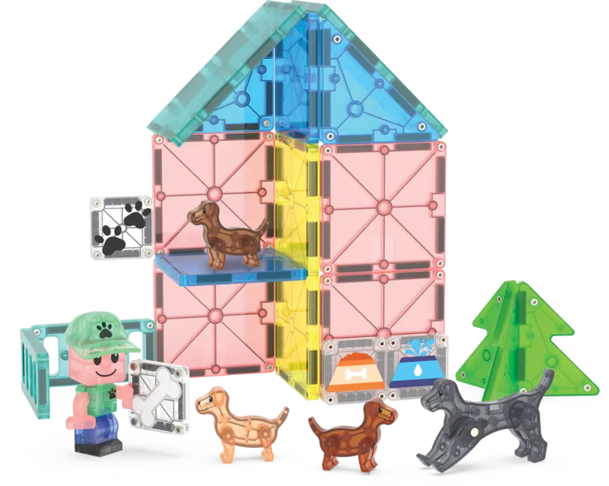 Magna Tiles Puppy Park 27 stuks Magna Tiles Puppy Park 27 stuks