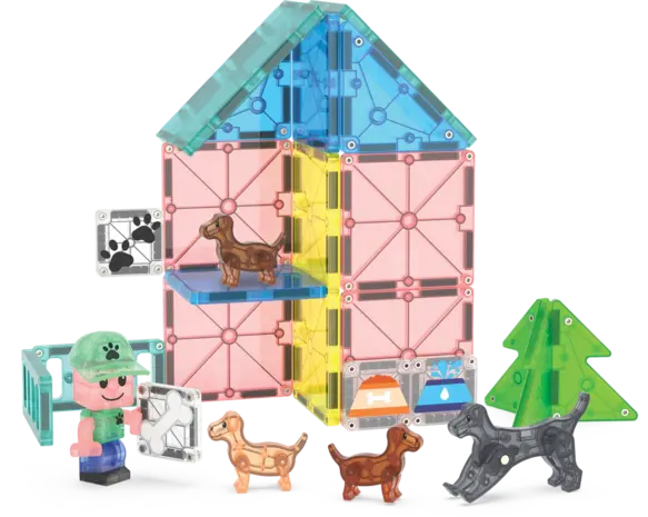 Magna Tiles Puppy Park 27 stuks Magna Tiles Puppy Park 27 stuks