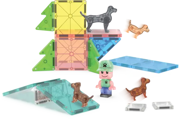 Magna Tiles Puppy Park 27 stuks Magna Tiles Puppy Park 27 stuks