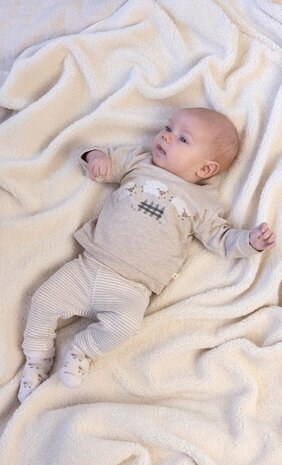 Feetje Babykleding Sweater Sleepy Sheepy Taupe Melange Feetje Babykleding Sweater Sleepy Sheepy Taupe Melange