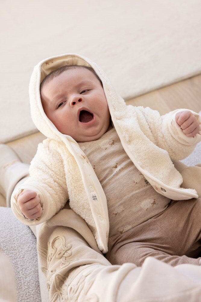 Feetje Babykleding Teddy Jasje Omkeerbaar Capuchon Sleepy Sheepy Creme Feetje Babykleding Teddy Jasje Omkeerbaar Capuchon Sleepy Sheepy Creme