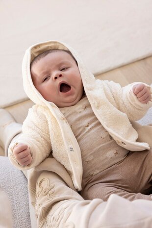 Feetje Babykleding Teddy Jasje Omkeerbaar Capuchon Sleepy Sheepy Creme Feetje Babykleding Teddy Jasje Omkeerbaar Capuchon Sleepy Sheepy Creme