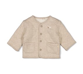 Feetje Babykleding Jasje Omkeerbaar Sleepy Sheepy Taupe Melange Feetje Babykleding Jasje Omkeerbaar Sleepy Sheepy Taupe Melange