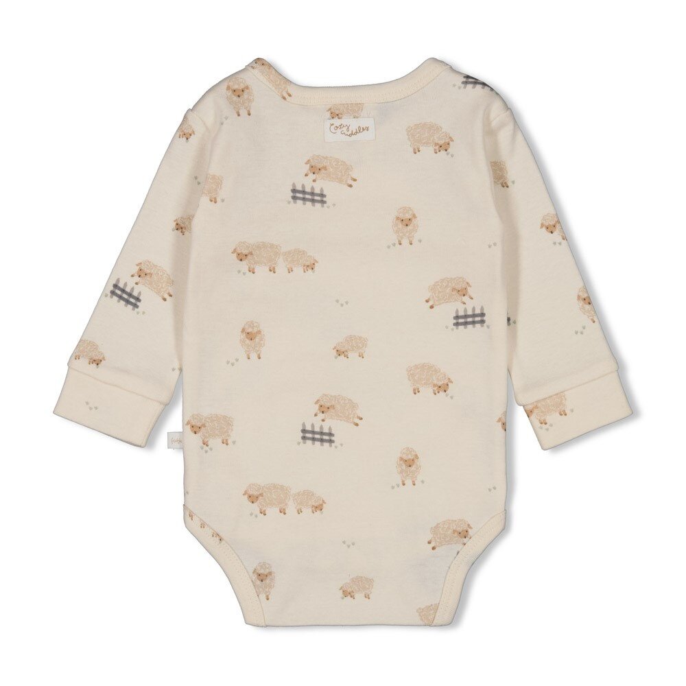 Feetje Babykleding Wikkelromper Sleepy Sheepy Creme Feetje Babykleding Wikkelromper Sleepy Sheepy Creme