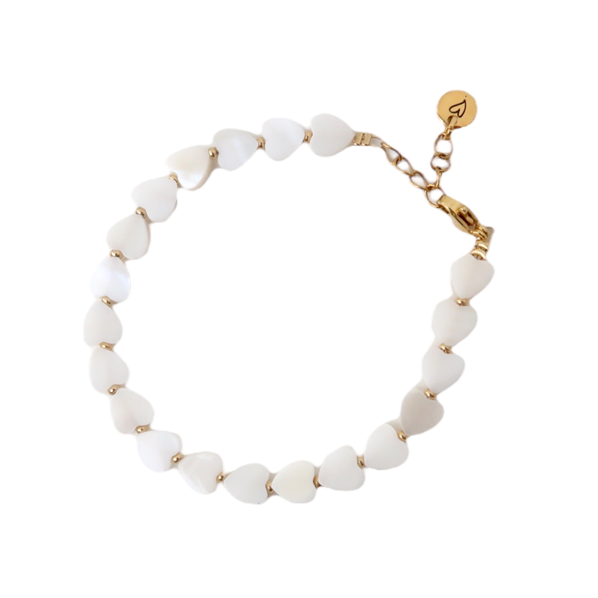 Armbandje Shell Hearts T1 afbeelding