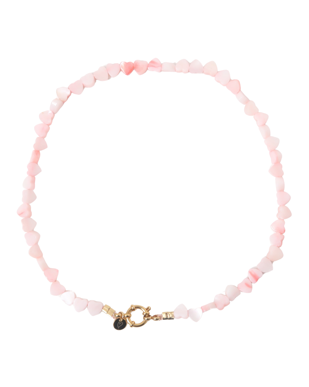 Ketting Seashelly Hearts Pink afbeelding