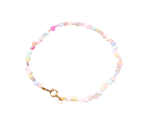 LOVEissue Ketting Seashelly Hearts Pastel LOVEissue Ketting Seashelly Hearts Pastel