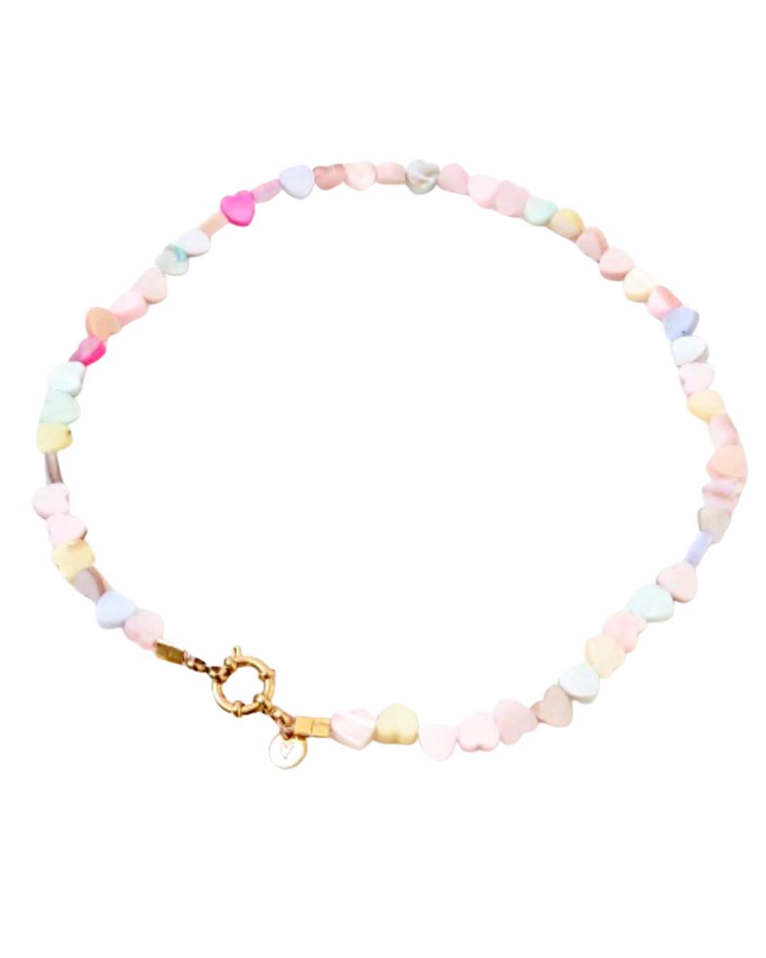 Ketting Seashelly Hearts Pastel afbeelding