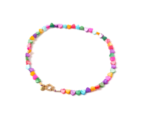 LOVEissue Ketting Seashelly Hearts Colorful LOVEissue Ketting Seashelly Hearts Colorful