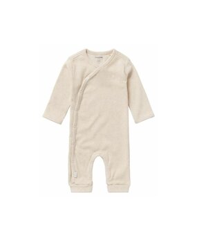 Noppies Playsuit Nevis LS Rib Oatmeal Melange