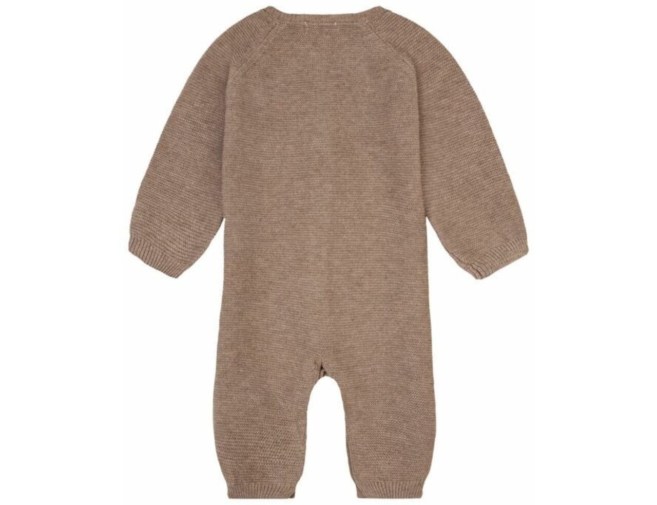 Noppies Unisex Playsuit Monrovia LS Taupe Melange Noppies Unisex Playsuit Monrovia LS Taupe Melange