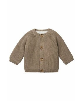 Noppies Unisex Cardigan Nevers Knit Taupe Melange Noppies Unisex Cardigan Nevers Knit Taupe Melange