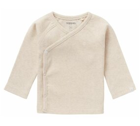Noppies Shirt Overslag Nanyuki LS Rib Oatmeal Melange Noppies Shirt Overslag Nanyuki LS Rib Oatmeal Melange