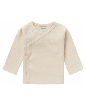 Noppies Shirt Overslag Nanyuki LS Rib Oatmeal Melange Noppies Shirt Overslag Nanyuki LS Rib Oatmeal Melange