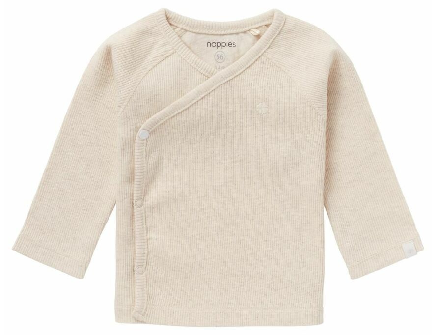 Shirt Overslag Nanyuki LS Rib Oatmeal Melange afbeelding