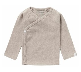 Noppies Shirt Overslag Nanyuki LS Rib Taupe Melange Noppies Shirt Overslag Nanyuki LS Rib Taupe Melange
