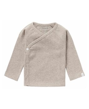 Noppies Shirt Overslag Nanyuki LS Rib Taupe Melange Noppies Shirt Overslag Nanyuki LS Rib Taupe Melange