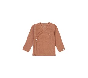 Noppies Shirt Overslag Nanyuki LS Rib Cafe au Lait Melange Noppies Shirt Overslag Nanyuki LS Rib Cafe au Lait Melange