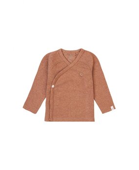 Noppies Shirt Overslag Nanyuki LS Rib Cafe au Lait Melange Noppies Shirt Overslag Nanyuki LS Rib Cafe au Lait Melange