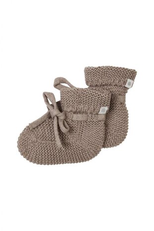 Noppies Booties Nelson Knit Taupe Melange Noppies Booties Nelson Knit Taupe Melange