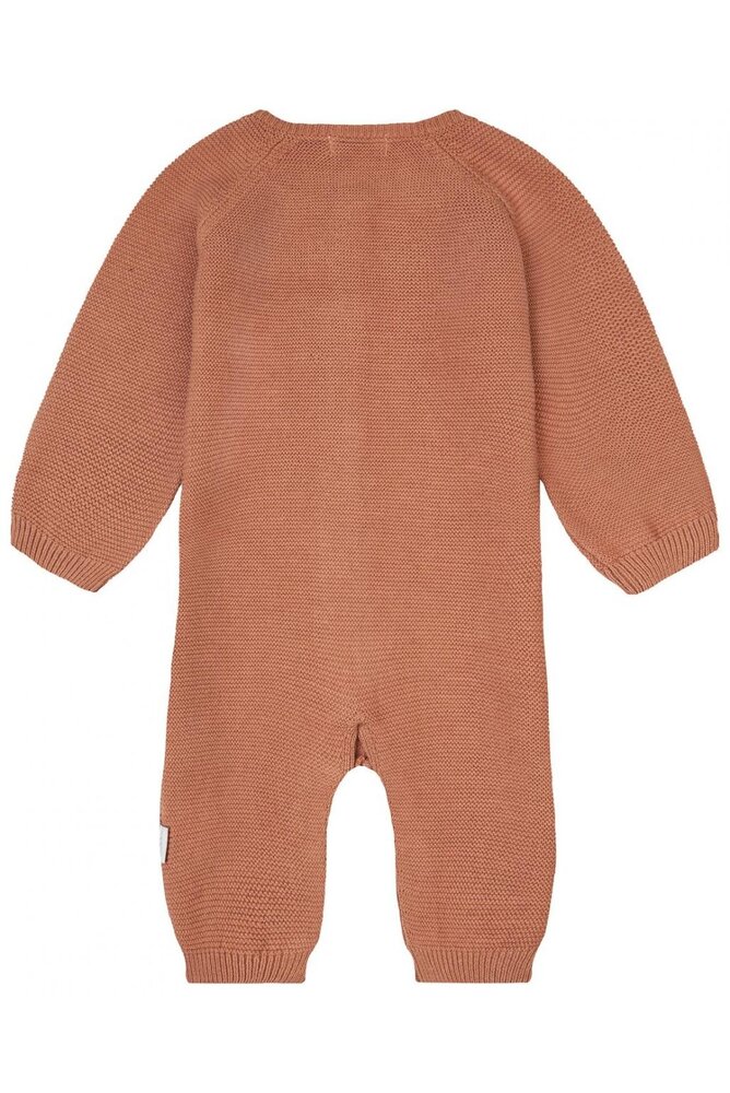 Noppies Unisex Playsuit Monrovia LS Café au Lait Noppies Unisex Playsuit Monrovia LS Café au Lait