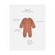 Noppies Unisex Playsuit Monrovia LS Café au Lait Noppies Unisex Playsuit Monrovia LS Café au Lait
