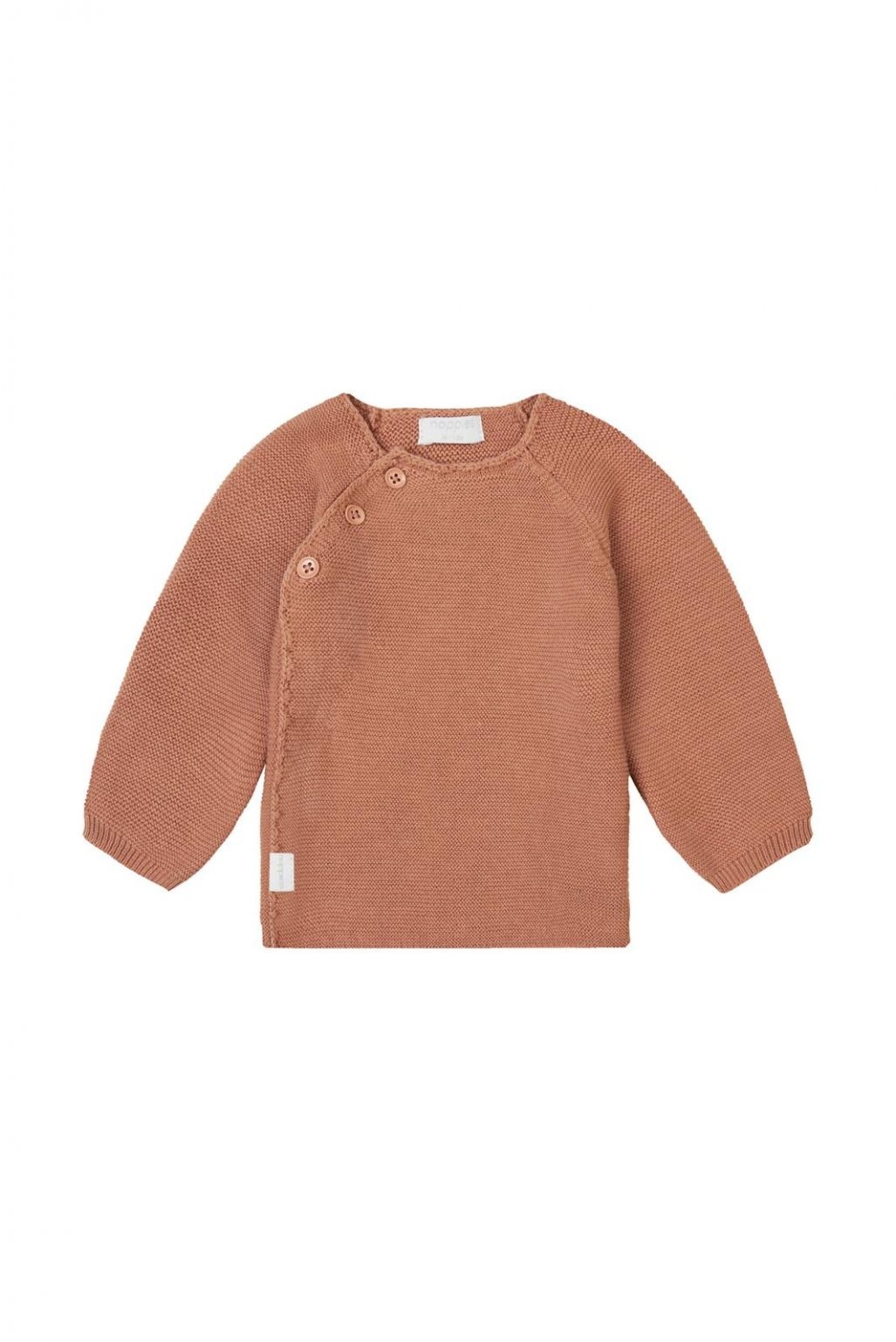 Cardigan Pino Knit LS Café au Lait afbeelding