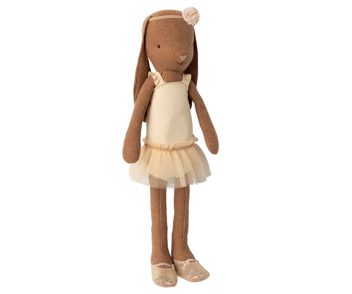 Maileg Rabbit Ballet Suit and Skirt Chocolate Brown Size 2 Maileg Rabbit Ballet Suit and Skirt Chocolate Brown Size 2