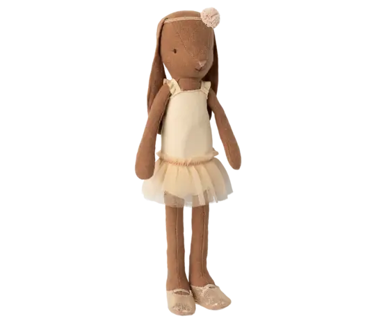 Maileg Rabbit Ballet Suit and Skirt Chocolate Brown Size 2 Maileg Rabbit Ballet Suit and Skirt Chocolate Brown Size 2