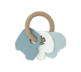 Jollein Siliconen Bijtring Sleutelbos On The Go Jollein Siliconen Bijtring Sleutelbos On The Go