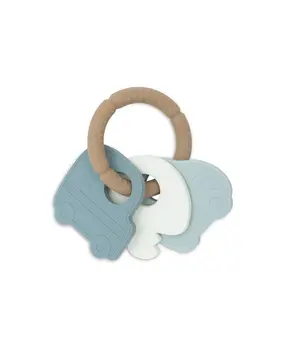 Jollein Siliconen Bijtring Sleutelbos On The Go