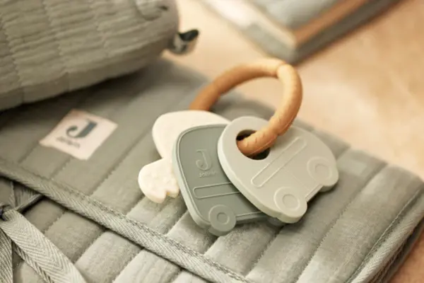 Jollein Siliconen Bijtring Sleutelbos On The Go Jollein Siliconen Bijtring Sleutelbos On The Go