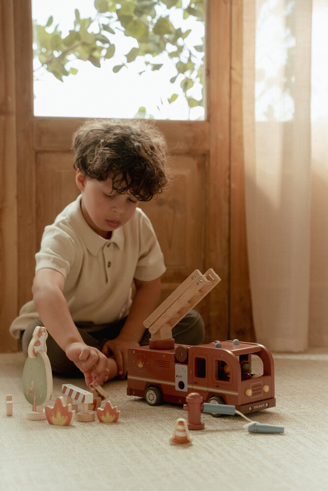 Little Dutch Brandweerwagenset Little Dutch Brandweerwagenset