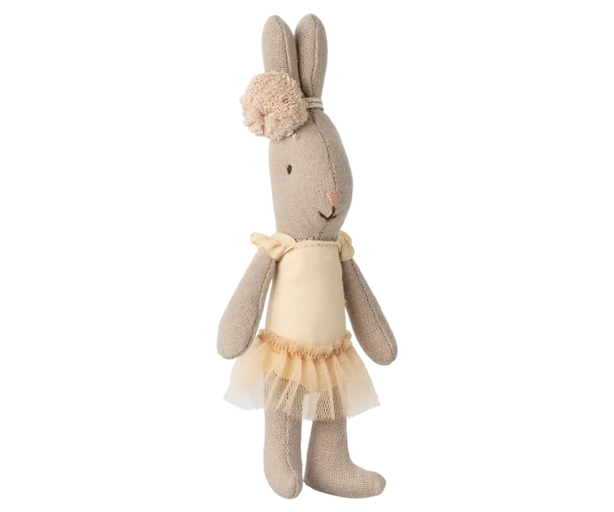 Maileg Rabbit Ballet Suit and Skirt Cream